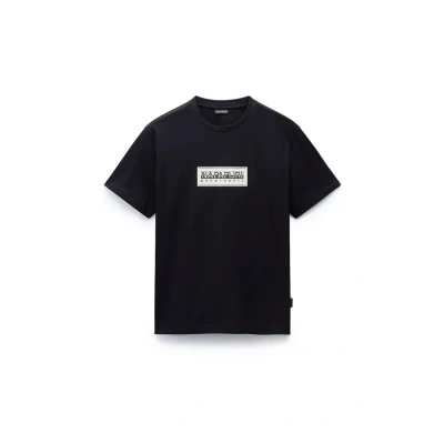 Afbeelding van Napapijri BOX LOGO Tshirt print, Heren, Maat: 3XL, Black