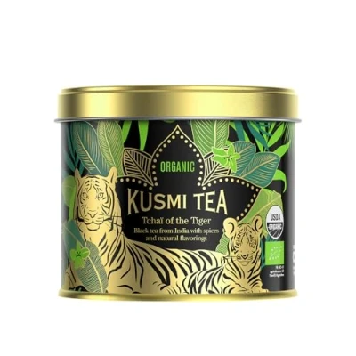 Afbeelding van Kusmi Tea Tchaï van de Tijger Biologische zwarte thee Doos 100g