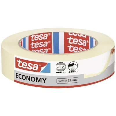 Afbeelding van tesa Economy 05278 00000 03 Schilderstape Wit (l x b) 50 m 25 mm 1 stuk(s)