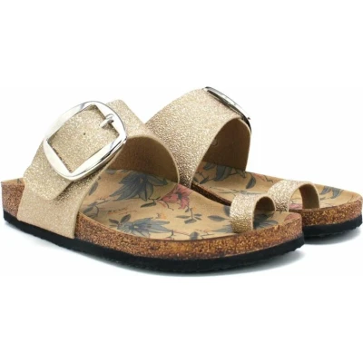 Afbeelding van GOBY Cream Sandalen Slippers Hoge kwaliteit Handmade Maat 39