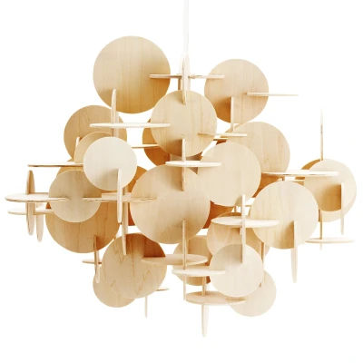 Afbeelding van Normann Copenhagen Bau Hanglamp Large Nature