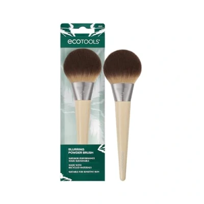 Afbeelding van EcoTools Blurring Powder make upkwast, voor losse en geperste poeder, grote upkwast all over toepassing, pluizig, synthetische borstels, milieuvriendelijk, dierproefvrij, veganistisch, 1