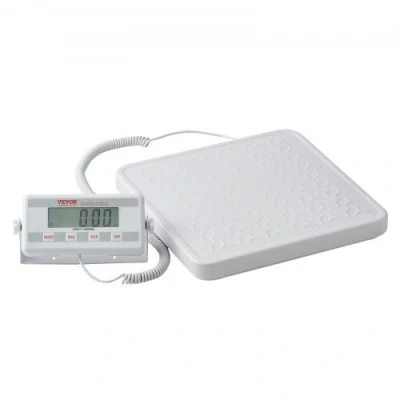 Afbeelding van VEVOR Draagbare medische weegschaal, digitale weegschaal met antislip platform, 2 eenheden (kg/lb), hold en tare functie, capaciteit 199,5 kg, voor sportschool, ziekenhuis