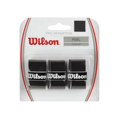 Afbeelding van Wilson Unisex grip band Pro Overgrip Sensation, zwart, 3 stuks, WRZ4010BK