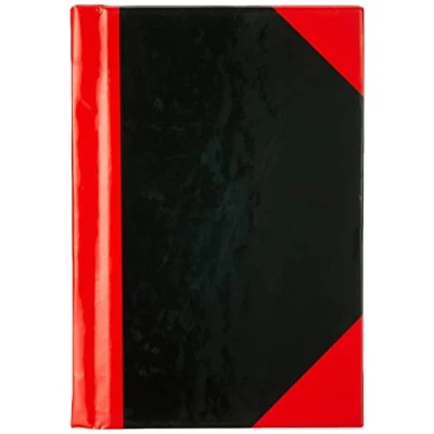 Afbeelding van Idena 10098 Notitieboek DIN A7, 96 vel, 70 g/m², vierkant, harde kaft, rood/zwart, 1 st.