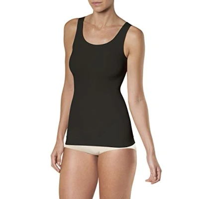 Afbeelding van SLEEX shapewear figuurvormend dames onderhemd (met brede dragers) (44032), kleur zwart, maat L/XL