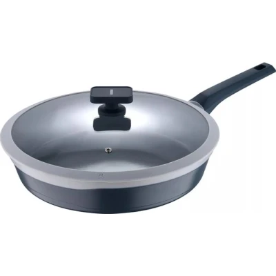 Afbeelding van MasterPro Gastro Koekenpan Aluminium 32cm Met Deksel