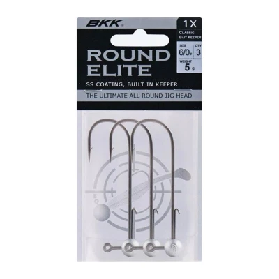 Afbeelding van BKK Round Elite Classic Bait Keeper Loodkop 15g (3 stuks) #4/0 Loodkoppen