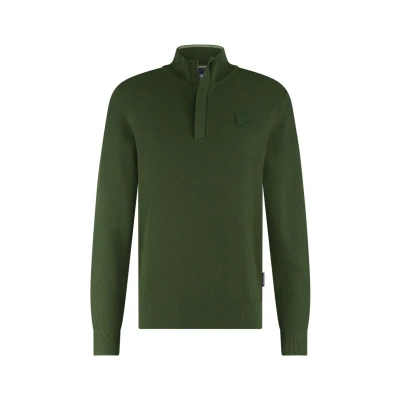 Afbeelding van State of Art Trui Halfzip Donker groen 4XL