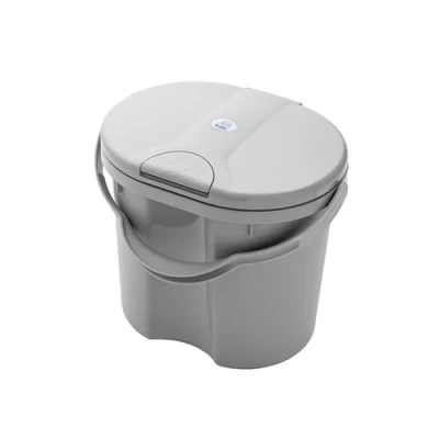 Afbeelding van Rotho Babydesign Luieremmer TOP stone grijs