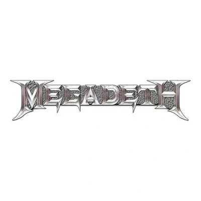Afbeelding van Megadeth Chrome Logo Pin Zilverkleurig