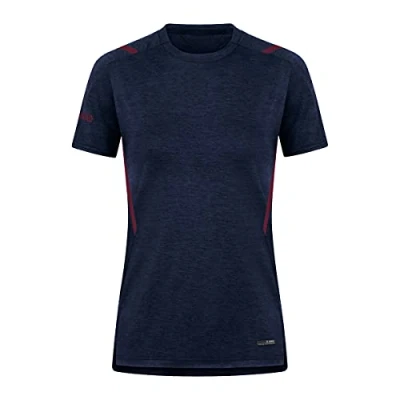 Afbeelding van T shirt Challenge Marine gemeleerd/kastanje / 42