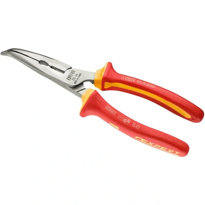 Afbeelding van EXPERT E050410 VDE tang met half ronde bekken 40 gebogen 160 mm