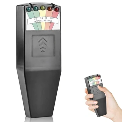 Afbeelding van EMF meetinstrument, K2 meter, elektromagnetische veldenmeter, digitale draagbare stralingsdetector, voor kantoor, thuis, spookjacht