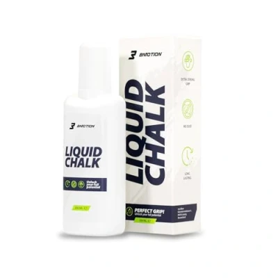 Afbeelding van BMOTION Liquid Chalk Vloeibaar krijt, 200 ml, voor maximale grip bij calisthenics, gewichtheffen, boulderen en poledance Magnesia sneldrogend, langdurig afwasbaar, met limoengeur
