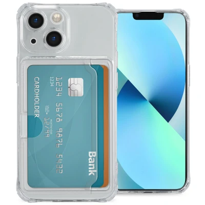 Afbeelding van Apple iPhone 13 Hoesje Siliconen en TPU (zacht) iMoshion Softcase/Backcover Transparant Telefoonhoesje
