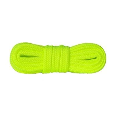 Afbeelding van Platte sneakersveters Party veters FLUORESCEREND Citroengeel 120 cm