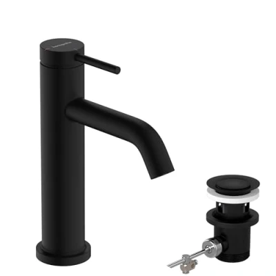Afbeelding van Hg basin mix 110 tecturis s coolstart with pop up waste set mb 73314670