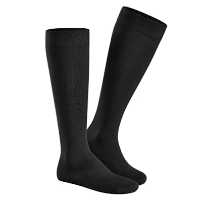 Afbeelding van Hudson Heren kniekousen Relax Cotton verwarmend, Black 0005, 43/44 EU