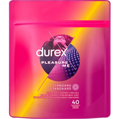 Afbeelding van 2x Durex Condooms Pleasure Me 40 stuks