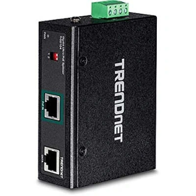 Afbeelding van Trendnet TI SG104 network splitter Zwart Power over Ethernet (PoE)