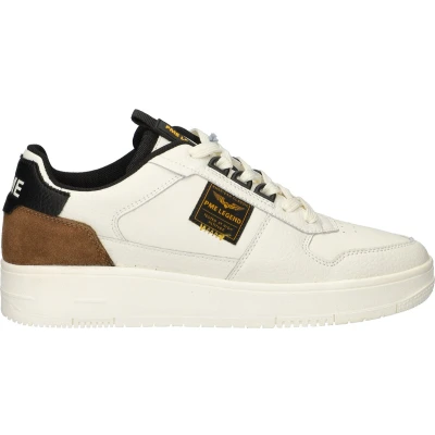 Afbeelding van PME Legend PBO2308080 Gobbler Sneakers laag, Heren, Maat: 47, White Leer/ synthetisch