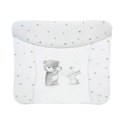 Afbeelding van Ceba Baby® Zacht aankleedkussen 75 x 72 cm, baby aankleedkussen, voor jongens en meisjes, waterdicht, afwasbaar, Oeko Tex® standaard 100, made in EU, liefdesgesprek