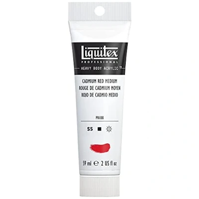 Afbeelding van Liquitex 8870119 Professional Heavy Body acrylverf in kunstenaarskwaliteit met uitstekende lichtechtheid en boterachtige consistentie, 59ml Tube, Cadmium Red Medium