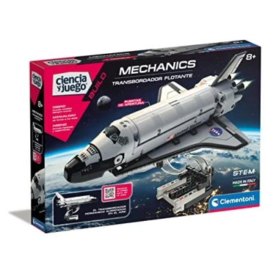 Afbeelding van Clementoni Mechanics Lab NASA Voertuig, Zwemmend, Wetenschap en Spel, Raketbouwset, meerkleurig (55466)