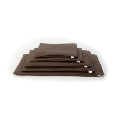 Afbeelding van Comfort benchkussen leatherlook bruin 75x50 cm polyestervezels