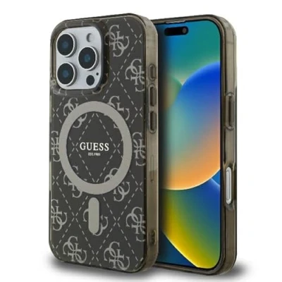 Afbeelding van Guess GUHMP16XH4DTEW iPhone 16 Pro Max 6,9&quot; bruin/bruin hardcase IML 4G Achtergrond MagSafe