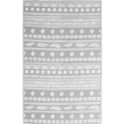 Afbeelding van Buitenkleed 140x200 cm polypropeen grijs