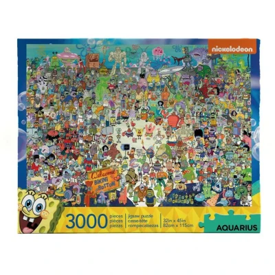 Afbeelding van Aquarius SpongeBob SquarePants Bikini Bottom (3000 pieces) Puzzel Multicolours