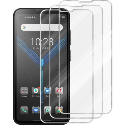 Afbeelding van Cadorabo 3x Screenprotector geschikt voor Blackview BL5000 Beschermende Pantser Film in KRISTALHELDER Getemperd (Tempered) Display beschermend glas 9H hardheid met 3D Touch