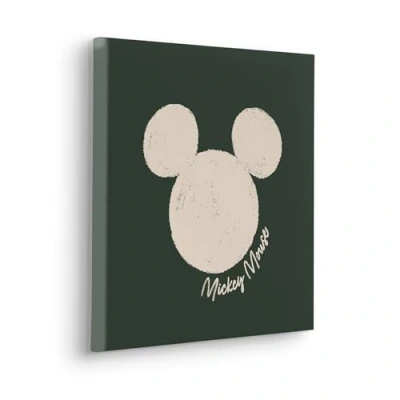 Afbeelding van Komar Artprint op linnen Disney Mickey Mouse Stamp 40 x 50 cm (breedte hoogte) kinderkamer, decoratie (set)