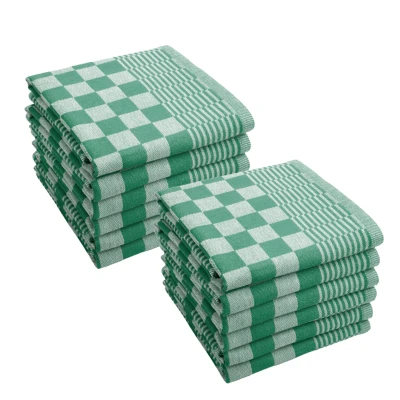 Afbeelding van Byrklund Theedoek Clean &amp; Tidy Groen 12 stuks