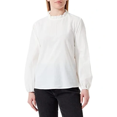 Afbeelding van Blouse met lange mouwen DREIMASTER S / Zwart 100% Katoen