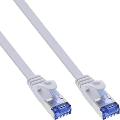 Afbeelding van InLine Patchkabel plat U/FTP (U/FTP, CAT6a, 2 m), Netwerkkabel