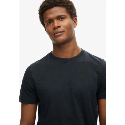 Afbeelding van Superdry CREW NECK SLUB Short Sleeved Tshirt basic, Heren, Maat: XL, Eclipse navy