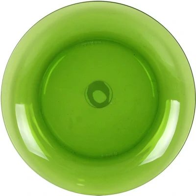 Afbeelding van Duralex Lys Collection platte borden van glas, kleur groen, 23,5 cm, 6 delige set, robuust vaatwasmachinebestendig, gemaakt in Frankrijk