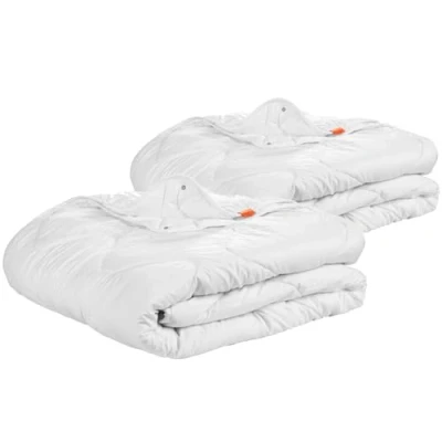 Afbeelding van 2er Set sleepling 191129 Basic 160 Dekbed Microvezel 4 seizoenen 135 x 200 cm, wit