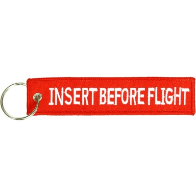 Afbeelding van Sleutelhanger Insert Before Flight