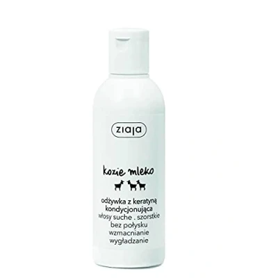 Afbeelding van Ziaja_kozie Mleko Od?ywka Do W?os?w Kondycjonuj?ca Z Keratyn? W?osy Szorstkie Bez Po?ysku 200ml