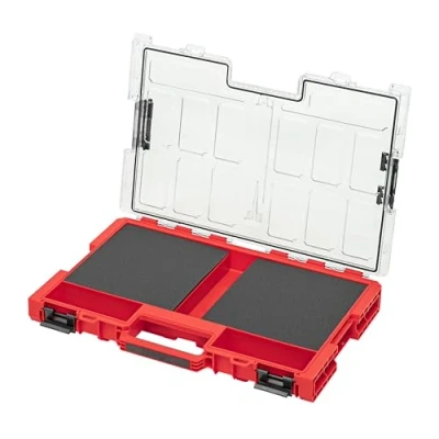 Afbeelding van Qbrick System ONE Organiser l 2.0 MFI RED ULTRA HD stapelbaar 531 x 379 77 mm 6 IP66 met schuimrubberen inzetstuk