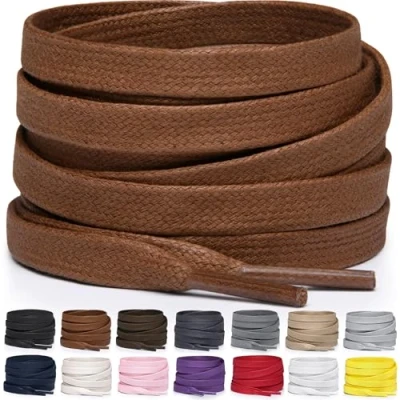 Afbeelding van Miscly Flat Waxed Cotton Boot Laces Shoelaces
