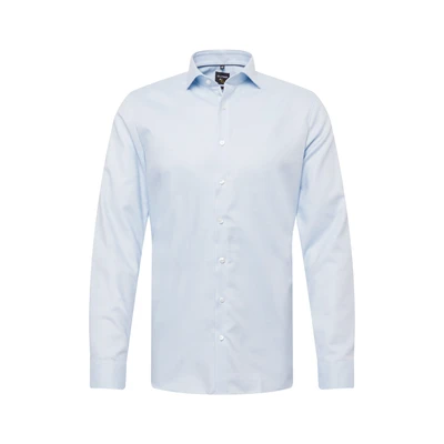 Afbeelding van OLYMP No. Six Super Slim Overhemd blauw, Ruit