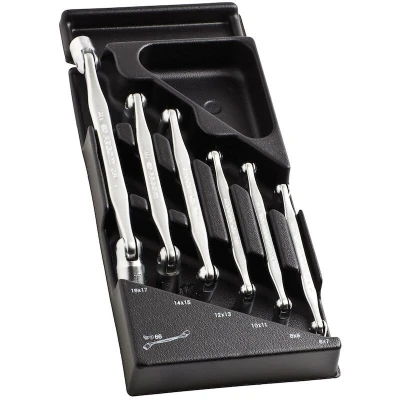 Afbeelding van Facom Module met 6 scharnierende dopsleutels van tot 17mm 12 kant MOD.66A 1