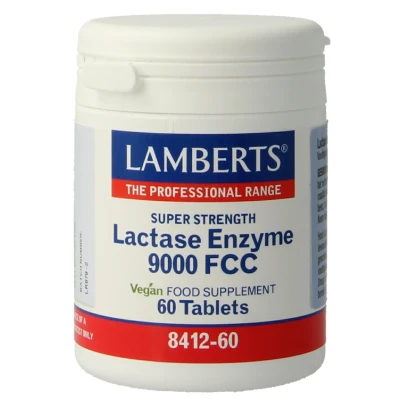 Afbeelding van Lamberts Lactase Enzym 9000 Fcc 60tb