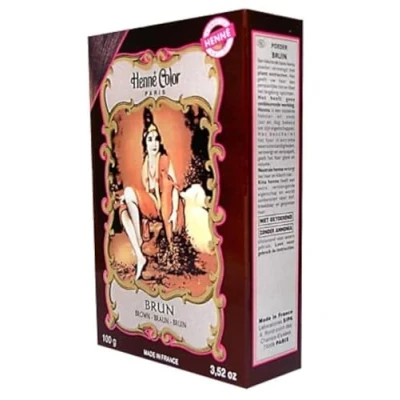 Afbeelding van Henne Color Haarverf Poeder Bruin 100g