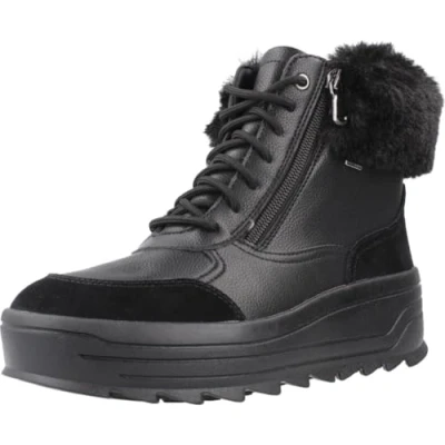 Afbeelding van Geox Dames D Milleiny B ABX enkellaars, zwart, 37 EU